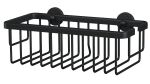 TESA MOON BLACK Aluminium Wand-montiert Duschkorb