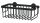 TESA MOON BLACK Aluminium Wand-montiert Duschkorb