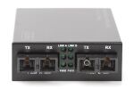 Digitus Fast Ethernet Multimode/Singlemode Medienkonverter SC/SC