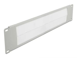 DeLOCK 19″ Kabelmanagement Bürstenleiste 2 HE grau