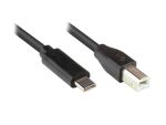Alcasa 2510-CB005 USB Kabel USB 2.0 0,5 m USB C USB B...