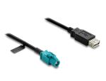 DELOCK Kabel HSD Z Buchse zu USB 2.0 Typ-A Buchse 1 m