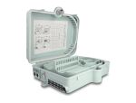 DeLOCK LWL Verteilerbox für Innen- und Außenbereich IP65 wasserfest abschließbar 24 Port grau