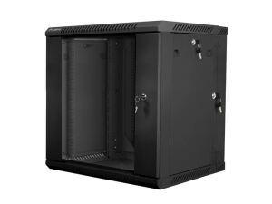 Lanberg WF02-6612-10B Rack 12U Wandmontiertes Regal Schwarz