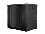 Lanberg WF02-6612-10B Rack 12U Wandmontiertes Regal Schwarz