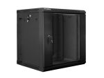 Lanberg WF02-6612-10B Rack 12U Wandmontiertes Regal Schwarz