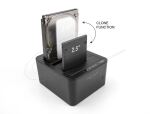 DELOCK USB Dockingstation für 3 x SATA HDD/SSD 1:2 Klon Fkt.