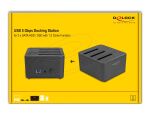 DELOCK USB Dockingstation für 3 x SATA HDD/SSD 1:2 Klon Fkt.