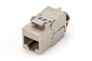 Digitus CAT 6A Keystone Modul, geschirmt mit intelligentem Kabelmanager, Set (24 Stück)