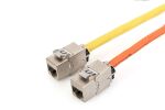 Digitus CAT 6A Keystone Modul, geschirmt mit intelligentem Kabelmanager, Set (24 Stück)