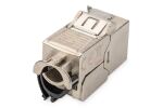 Digitus CAT 6A Keystone Modul, geschirmt mit intelligentem Kabelmanager, Set (24 Stück)