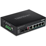 Trendnet TI-PG62 Netzwerk-Switch Unmanaged Gigabit Ethernet (10/100/1000) Power over Ethernet (PoE) Schwarz