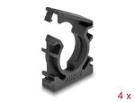 DELOCK Kabelschlauchhalter Verschlussclip 21,2mm 4Stk SW