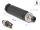 DeLOCK M8 Steckverbinder A-kodiert 4 Pin Stecker zur Montage mit Schraubanschluss