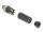 DeLOCK M8 Steckverbinder A-kodiert 4 Pin Stecker zur Montage mit Schraubanschluss