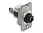 DELOCK Panel Mount DC 5,5 x 2,5 mm Bu zu DC 5,5 x 2,5 mm St