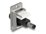 DELOCK Panel Mount DC 5,5 x 2,5 mm Bu zu DC 5,5 x 2,5 mm St