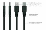 Kabelmeister UK30P-ASA-050S USB Kabel USB 3.2 Gen 1 (3.1 Gen 1) 5 m USB A 5 Gbit/s Schwarz