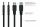 Kabelmeister UK30P-ASA-050S USB Kabel USB 3.2 Gen 1 (3.1 Gen 1) 5 m USB A 5 Gbit/s Schwarz
