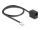 DeLOCK Telefonkabel RJ11 Stecker zu RJ45 Buchse schwarz 1 m