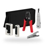 EFB Netzwerk Werkzeug Set mit Tasche, 4-teilig