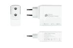 Alcasa PCA-W001W Ladegerät für Mobilgeräte Universal Weiß AC Schnellladung Drinnen