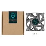 Iceberg Thermal IceGALE Computergehäuse Ventilator 12 cm Grau 1 Stück(e)