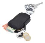 TROIKA POCKET CLICK Schlüsselring Schwarz, Silber