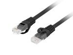 Lanberg PCU6-10CU-0100-BK Netzwerkkabel Schwarz 1 m Cat6 U/UTP (UTP)