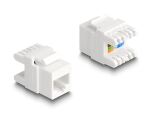 DELOCK Keystone Modul RJ45 Buchse zu LSA Cat.6A werkzeugfrei