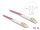 DELOCK LWL Kabel LC Duplex zu LC Duplex Multimode OM4 10 m