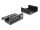 DELOCK Keystone Patchpanel 6 Port schwarz