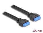DELOCK Kabel USB 3.0 Pfostenbu > Pfostenbu 2mm 20Pin 45cm