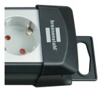 Brennenstuhl 1951560101 Verlängerungskabel 5 m 6 AC-Ausgänge Drinnen Schwarz, Grau