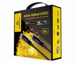 Gembird CCBP-HDMI-AOC-20M-02 HDMI-Kabel HDMI Typ A (Standard) Schwarz