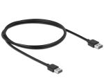 DeLOCK 1m USB 2.0 A USB Kabel USB A 0,48 Gbit/s Schwarz