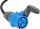Brennenstuhl 1132910100 Verlängerungskabel 25 m Draußen Schwarz, Blau