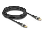 DELOCK USB 2.0 Typ-C St. zu St. transparent PD 3.0 100 W 3 m