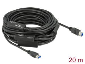 DELOCK Aktives USB3.2 Gen.1 USB Typ-A zu USB Typ-B 20m