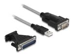 DeLOCK Adapter USB 2.0 Typ-A zu 1 x Seriell RS-232 D-Sub...