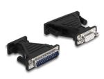 DeLOCK Adapter USB 2.0 Typ-A zu 1 x Seriell RS-232 D-Sub 9 + Adapter D-Sub 25
