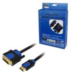 LogiLink CHB3102 Videokabel-Adapter 2 m HDMI DVI-D Schwarz, Blau
