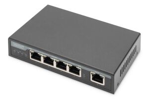 Digitus 4-Port Gigabit 4PPoE Extender, 802.3at, 60 W