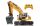 Jamara Excavadora Liebherr R936 ferngesteuerte (RC) modell Bagger Elektromotor 1:20