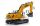 Jamara Excavadora Liebherr R936 ferngesteuerte (RC) modell Bagger Elektromotor 1:20