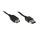Alcasa USB A - USB A 1.8m M/F USB Kabel USB 2.0 1,8 m 0,48 Gbit/s Schwarz