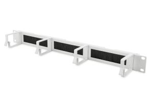Digitus Kabelrangierpanel mit Bürstenleisten für 483 mm (19")-Schränke, 1HE