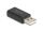DeLOCK 68001 Kabeladapter USB 2.0 Type-A 3.5 mm 4 pin Schwarz