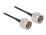 DELOCK Antennenkabel N Stecker zu N Stecker LMR/CFD100 1 m