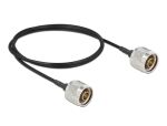 DELOCK Antennenkabel N Stecker zu N Stecker LMR/CFD100 1 m